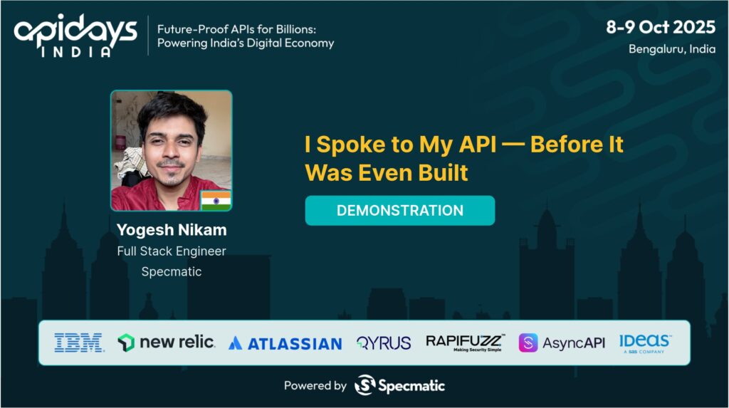 yogesh nikam apidays india speaker card