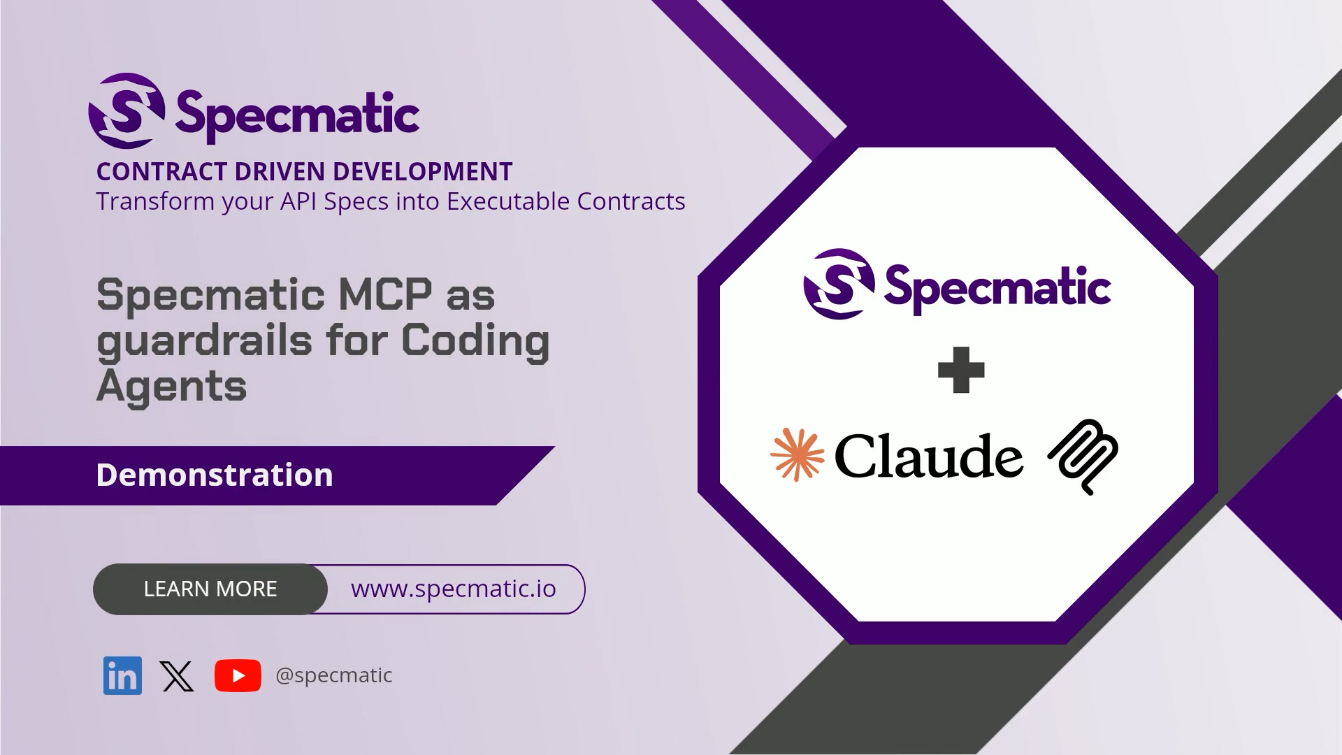 Specmatic MCP as guardrails for Coding Agents: API Spec to Full